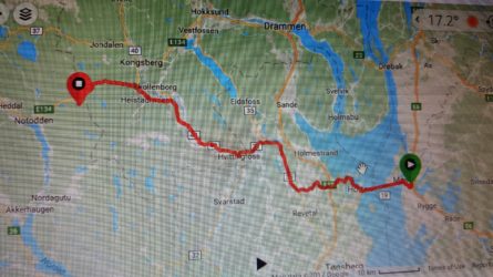 Dag 1, Moss til Hytten (Meheia)